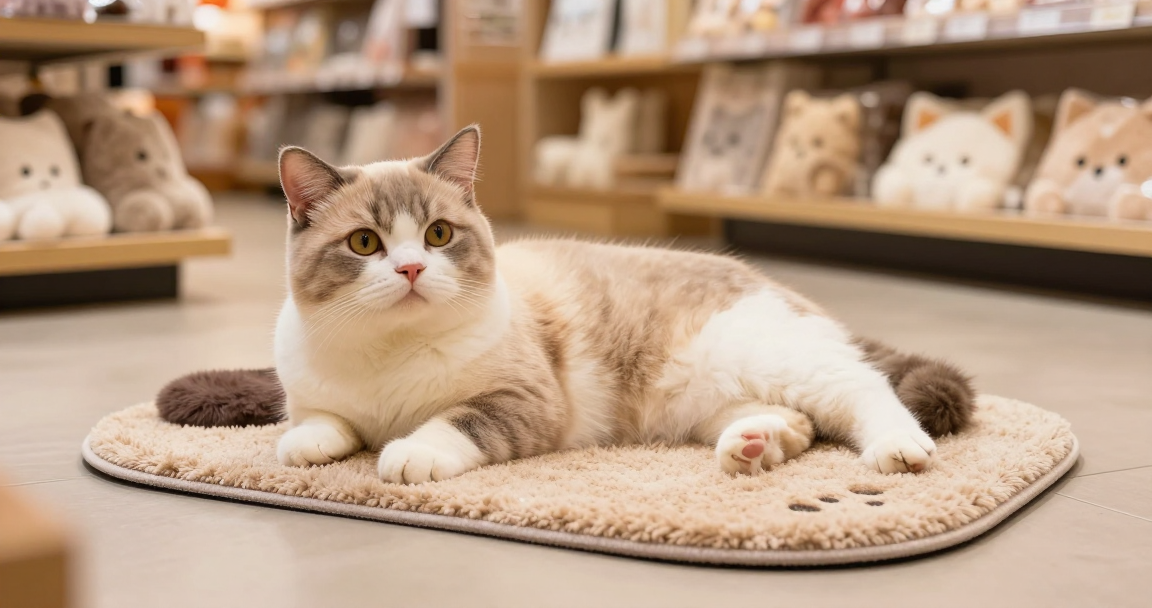 Nitori DecoHome Debuts DecoNeko Long Mat Under 2000 Yen