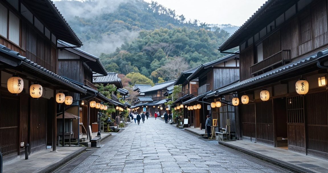 生驹市宝山寺参道获选景观再生模范都市：门前町改造上路