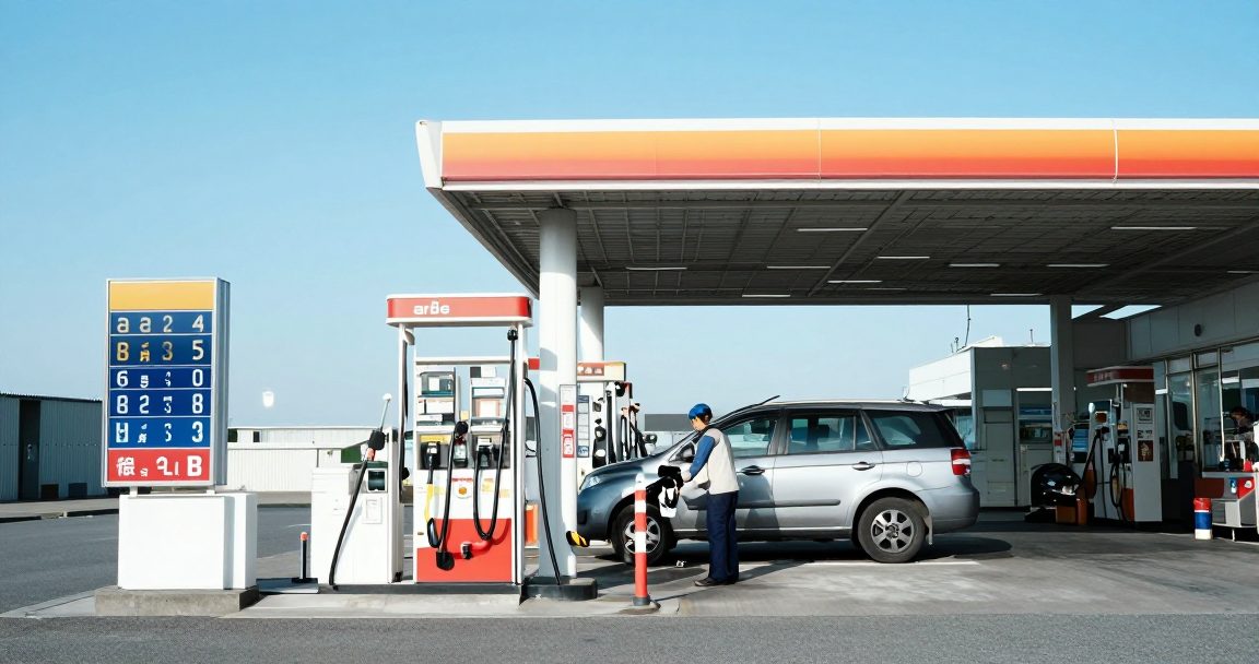 Japan Gasoline Averages 169.9 Yen, Held Near 170 by Subsidy
