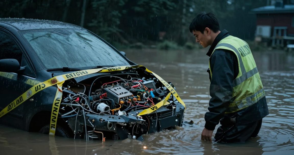 泡水車別自己發動 電動車高壓系統勿觸碰